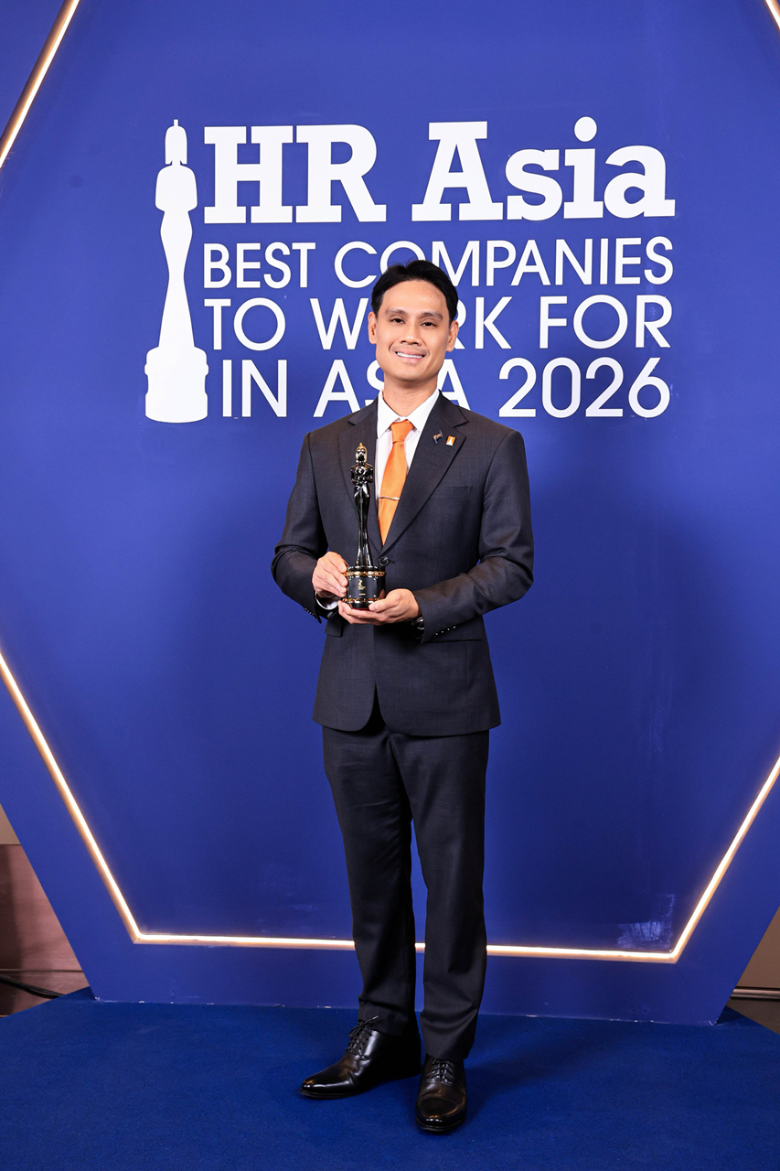 บี.กริม ประกาศความสำเร็จยิ่งใหญ่ คว้ารางวัลองค์กรน่าทำงานยอดเยี่ยมแห่งปี “HR Asia Best Companies to Work for in Asia 2026” เป็นปีที่ 5 ติดต่อกัน สะท้อนพลังขับเคลื่อนจากวัฒนธรรมองค์กรที่ใส่ใจพนักงานอย่างแท้จริง